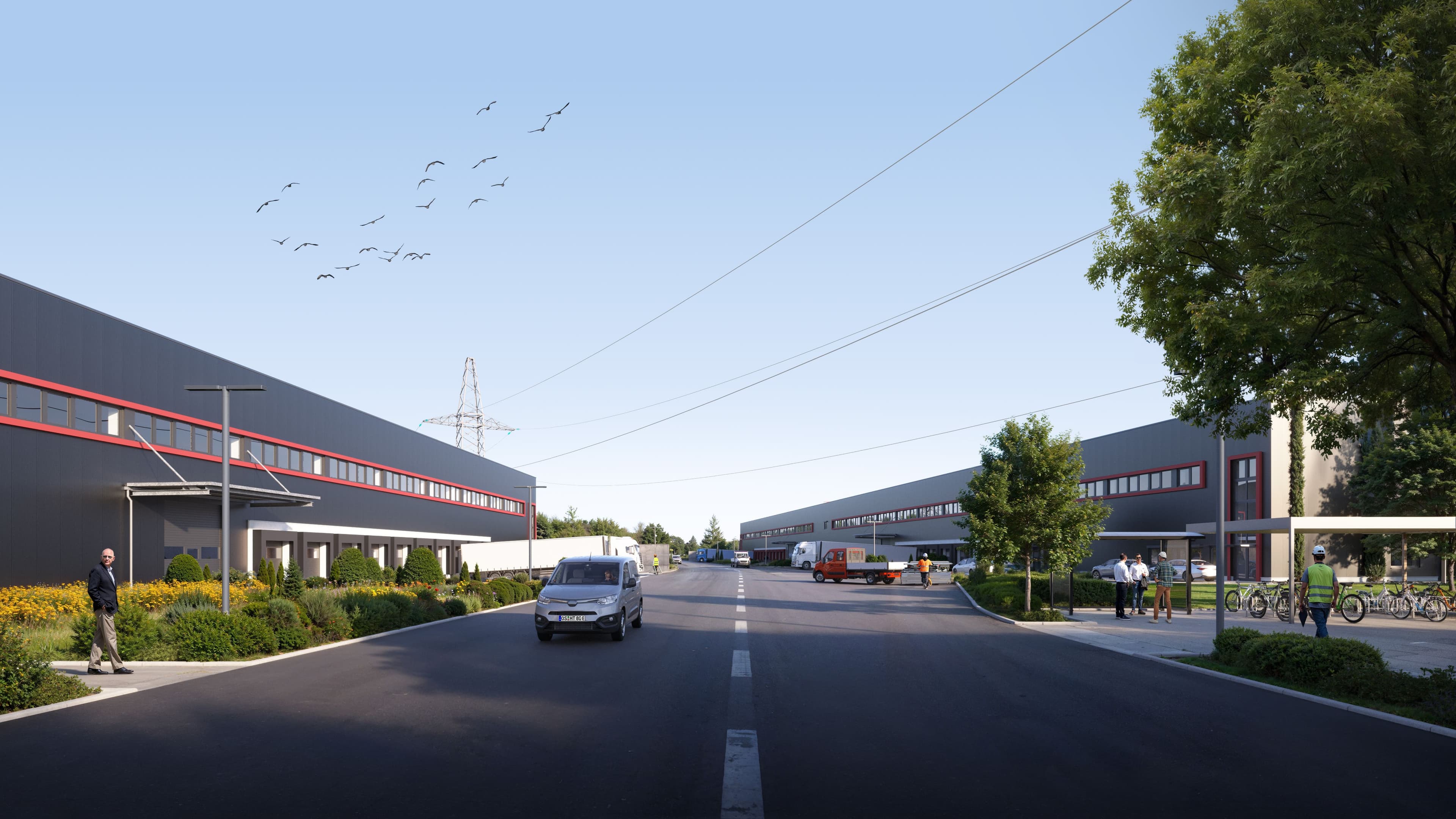 Blick in den Business Park Osnabrück